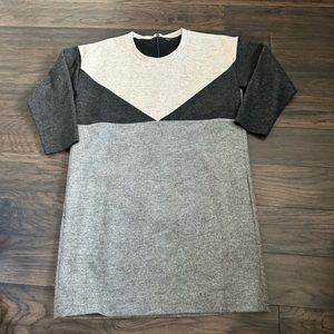 Madewell Geo tilt color block dress size large